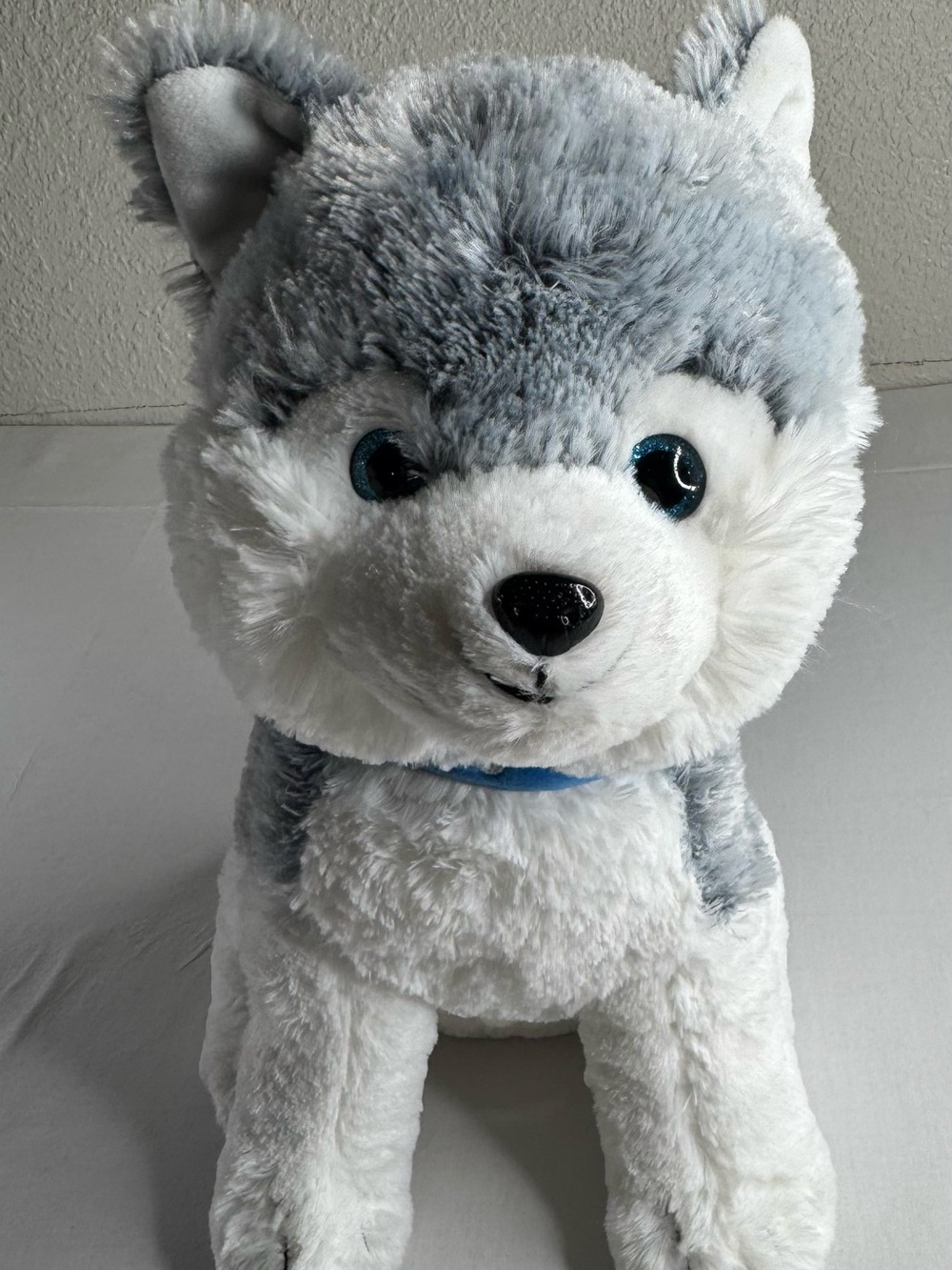 Sky Gray and White Husky Plush Toy